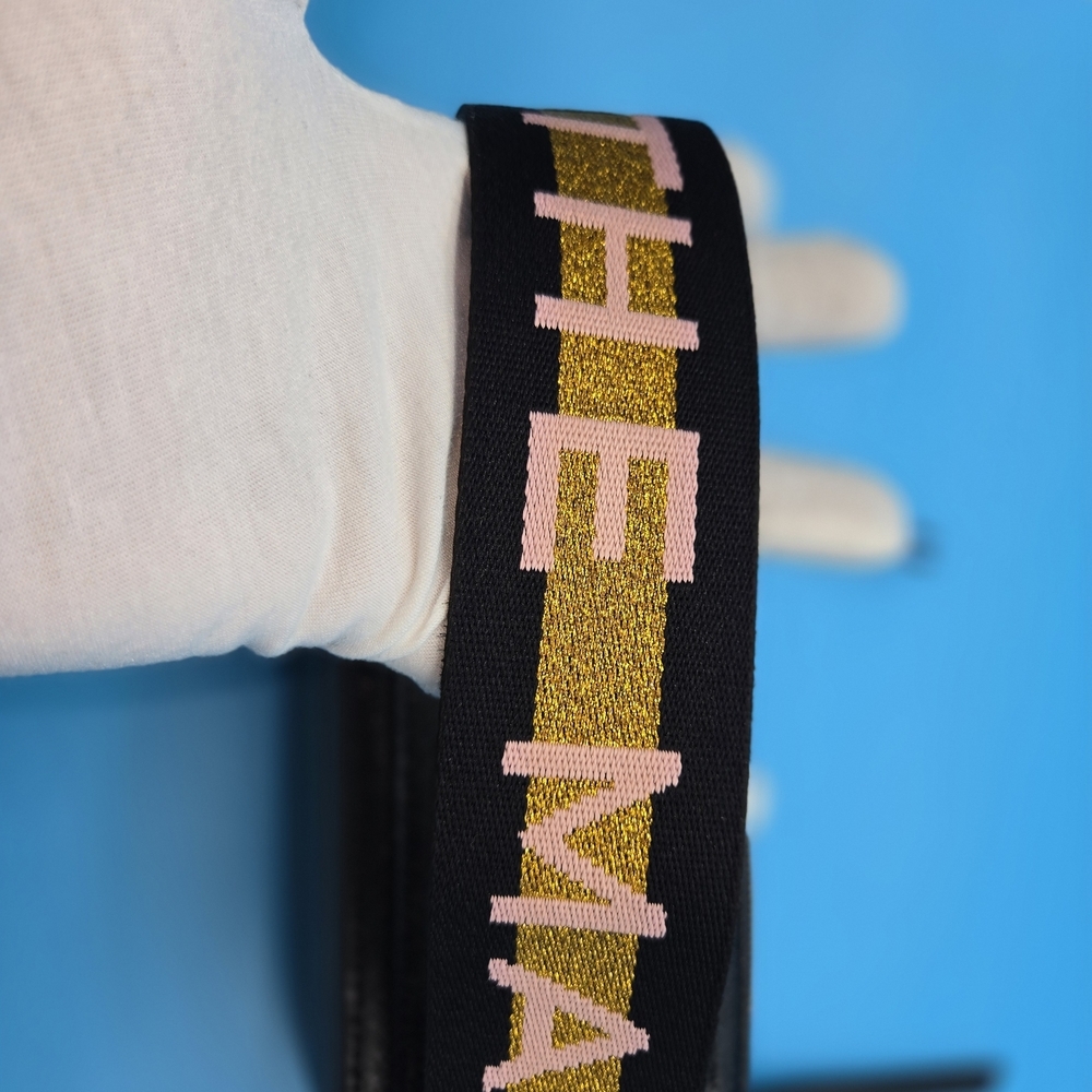 Marc Jacobs Black Bag with Gold and Pink Strap - Picture 11 of 14